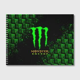 Альбом для рисования с принтом MONSTER ENERGY NEON | МОНСТЕР , 100% бумага
 | матовая бумага, плотность 200 мг. | Тематика изображения на принте: monster | monster energy | монстер | монстер енерджи | монстер енэрджи | монстер энерджи | неон | энергетик | энергетический напиток