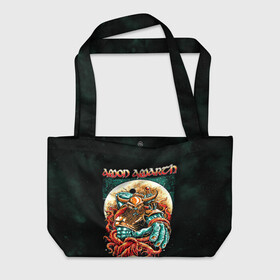 Пляжная сумка 3D с принтом Amon Amarth , 100% полиэстер | застегивается на металлическую кнопку; внутренний карман застегивается на молнию. Стенки укреплены специальным мягким материалом, чтобы защитить содержимое от несильных ударов
 | amon amarth | metal | викинг метал | группы | дэт метал | метал | музыка | рок