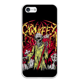 Чехол для iPhone 5/5S матовый с принтом Carnifex , Силикон | Область печати: задняя сторона чехла, без боковых панелей | carnifex | die without hope | graveside confessions | world war x | группы | дэткор | карнифекс | музыка | рок