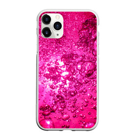 Чехол для iPhone 11 Pro матовый с принтом Розовые Пузырьки , Силикон |  | абстрактный розовый | неоновый розовый | розовая вода | розовый мир