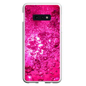 Чехол для Samsung S10E с принтом Розовые Пузырьки , Силикон | Область печати: задняя сторона чехла, без боковых панелей | абстрактный розовый | неоновый розовый | розовая вода | розовый мир