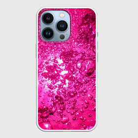 Чехол для iPhone 13 Pro с принтом Розовые Пузырьки ,  |  | абстрактный розовый | неоновый розовый | розовая вода | розовый мир