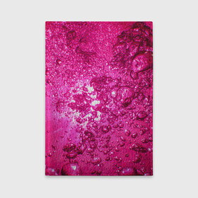 Обложка для автодокументов с принтом Розовые Пузырьки , натуральная кожа |  размер 19,9*13 см; внутри 4 больших “конверта” для документов и один маленький отдел — туда идеально встанут права | абстрактный розовый | неоновый розовый | розовая вода | розовый мир