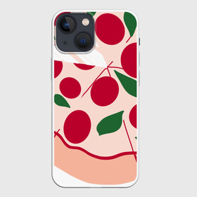 Чехол для iPhone 13 mini с принтом пицца и ломтик ,  |  | быстро | вкусно | еда | италия | кухня | пицца | тесто