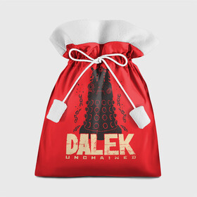 Подарочный 3D мешок с принтом Dalek , 100% полиэстер | Размер: 29*39 см | doctor who | serial | доктор кто | путешествия во времени | сериал | сериалы | фантастика