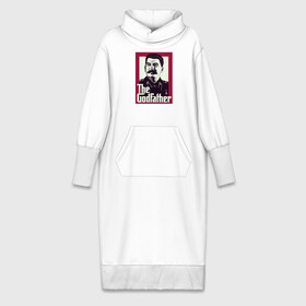Платье удлиненное хлопок с принтом Сталин ,  |  | godfather | вождь | коммунизм | крестный отец | социализм | ссср