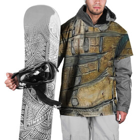 Накидка на куртку 3D с принтом Современное искусство , 100% полиэстер |  | Тематика изображения на принте: абстрактный | абстракция | бежевый | картина | рисунок | светлый | серый | тренд