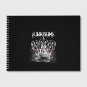 Альбом для рисования с принтом SCORPIONS , 100% бумага
 | матовая бумага, плотность 200 мг. | chainge | forever | germany | grunge | king | metal | music | punk | return | rock | scorpions | wind | ветер | германия | гранж | корона | метал | панк | перемен | рок | скорпионс | хард рок