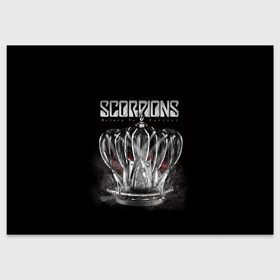 Поздравительная открытка с принтом SCORPIONS , 100% бумага | плотность бумаги 280 г/м2, матовая, на обратной стороне линовка и место для марки
 | chainge | forever | germany | grunge | king | metal | music | punk | return | rock | scorpions | wind | ветер | германия | гранж | корона | метал | панк | перемен | рок | скорпионс | хард рок