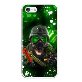 Чехол для iPhone 5/5S матовый с принтом Opposing Force | Адриан Шепард (+спина) (Z) , Силикон | Область печати: задняя сторона чехла, без боковых панелей | aperture laboratories | black mesa | half life | opposing force | valve | адриан шепард | блэк меса | вэлв | халф лайф