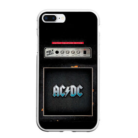 Чехол для iPhone 7Plus/8 Plus матовый с принтом Backtracks - AC/DC , Силикон | Область печати: задняя сторона чехла, без боковых панелей | ac dc | acdc | acdc ас дс | angus | back in black | highway to hell | mckinnon | you | австралийская | ангус янг | ас дс | асдс | блюз | в форме | гитара | группа | крис слэйд | метал | молния | музыка | певец | рок | рок н ролл | стиви янг