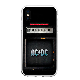 Чехол для iPhone XS Max матовый с принтом Backtracks - AC/DC , Силикон | Область печати: задняя сторона чехла, без боковых панелей | ac dc | acdc | acdc ас дс | angus | back in black | highway to hell | mckinnon | you | австралийская | ангус янг | ас дс | асдс | блюз | в форме | гитара | группа | крис слэйд | метал | молния | музыка | певец | рок | рок н ролл | стиви янг