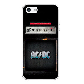 Чехол для iPhone 5/5S матовый с принтом Backtracks - AC/DC , Силикон | Область печати: задняя сторона чехла, без боковых панелей | ac dc | acdc | acdc ас дс | angus | back in black | highway to hell | mckinnon | you | австралийская | ангус янг | ас дс | асдс | блюз | в форме | гитара | группа | крис слэйд | метал | молния | музыка | певец | рок | рок н ролл | стиви янг