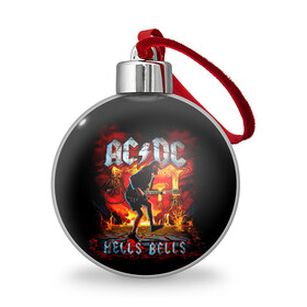 Ёлочный шар с принтом AC/DC HELLS BELLS , Пластик | Диаметр: 77 мм | ac dc | acdc | acdc ас дс | angus | back in black | highway to hell | mckinnon | you | австралийская | ангус янг | ас дс | асдс | блюз | в форме | гитара | группа | крис слэйд | метал | молния | музыка | певец | рок | рок н ролл | стиви янг