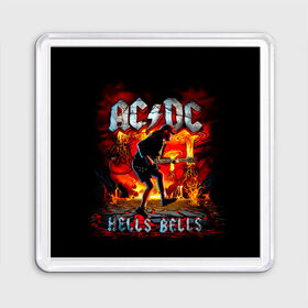 Магнит 55*55 с принтом AC/DC HELLS BELLS , Пластик | Размер: 65*65 мм; Размер печати: 55*55 мм | ac dc | acdc | acdc ас дс | angus | back in black | highway to hell | mckinnon | you | австралийская | ангус янг | ас дс | асдс | блюз | в форме | гитара | группа | крис слэйд | метал | молния | музыка | певец | рок | рок н ролл | стиви янг