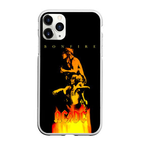 Чехол для iPhone 11 Pro матовый с принтом Bonfire  AC/DC , Силикон |  | ac dc | acdc | acdc ас дс | angus young | back in black | highway to hell | mckinno | австралийская | ангус янг | ас дс | асдс | блюз | в форме | гитара | группа | крис слэйд | метал | молния | музыка | певец | рок | рок н ролл | стиви янг