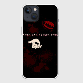 Чехол для iPhone 13 с принтом Double Feature ,  |  | american horror story | американская история ужасов двойной сеанс | зубы вампира | кровь | талант американская история ужасов
