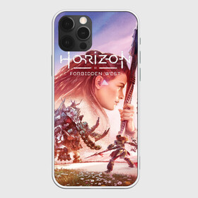 Чехол для iPhone 12 Pro с принтом Элой Horizon Forbidden West DE , силикон | область печати: задняя сторона чехла, без боковых панелей | aloy | bow | dinosaur | games | horizon forbidden west | hunt | nextgen | playstation 5 | ps5 | robot | zero dawn | горизонт | динозавр | запретный запад | игры | лук | некстген | нулевой рассвет | охота | плейстейшен 5 | пс5 | робот | элой