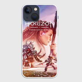 Чехол для iPhone 13 mini с принтом Элой Horizon Forbidden West DE ,  |  | aloy | bow | dinosaur | games | horizon forbidden west | hunt | nextgen | playstation 5 | ps5 | robot | zero dawn | горизонт | динозавр | запретный запад | игры | лук | некстген | нулевой рассвет | охота | плейстейшен 5 | пс5 | робот | элой