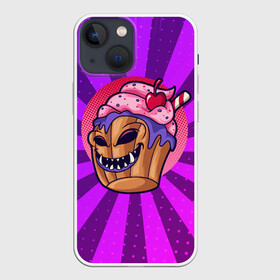 Чехол для iPhone 13 mini с принтом Зомби кекс ,  |  | zombie | зомби | кекс | сладости | хэллоун