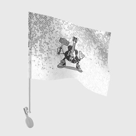 Флаг для автомобиля с принтом Гитара сэлфи , 100% полиэстер | Размер: 30*21 см | peace | selfi | гитара | мир | рок | рокер | сэлфи | фотка | электрогитара