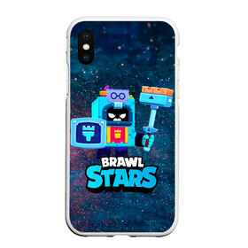 Чехол для iPhone XS Max матовый с принтом ЭШ Ash Brawl Stars , Силикон | Область печати: задняя сторона чехла, без боковых панелей | Тематика изображения на принте: ash | brawl | brawl stars | brawlstars | brawl_stars | аш | бравл | бравлстарс | эш