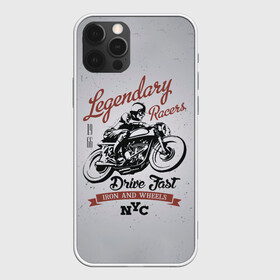 Чехол для iPhone 12 Pro с принтом Легендарный гонщик , силикон | область печати: задняя сторона чехла, без боковых панелей | moto | motorcycle | мопеды | мото | мотоцикл | мотоциклист | мотоциклисту | мотоциклисты | мотоцыклы | моцик