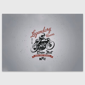 Поздравительная открытка с принтом Легендарный гонщик , 100% бумага | плотность бумаги 280 г/м2, матовая, на обратной стороне линовка и место для марки
 | Тематика изображения на принте: moto | motorcycle | мопеды | мото | мотоцикл | мотоциклист | мотоциклисту | мотоциклисты | мотоцыклы | моцик