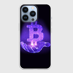 Чехол для iPhone 13 Pro с принтом BITCOIN IN HAND | БИТКОИН ,  |  | bitcoin | btc | coin | биткоин | биткойн | валюта | деньги | криптовалюта | монета | платёжная система | технология