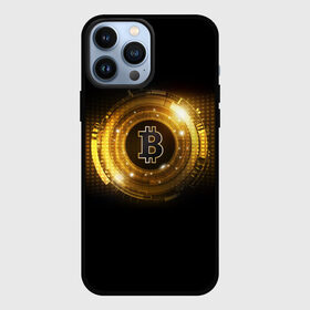 Чехол для iPhone 13 Pro Max с принтом BITCOIN  | КРИПТОВАЛЮТА ,  |  | Тематика изображения на принте: bitcoin | btc | coin | биткоин | биткойн | валюта | деньги | криптовалюта | монета | платёжная система | технология
