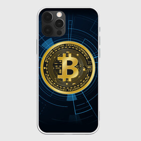 Чехол для iPhone 12 Pro с принтом BITCOIN ВАЛЮТА , силикон | область печати: задняя сторона чехла, без боковых панелей | bitcoin | btc | coin | биткоин | биткойн | валюта | деньги | криптовалюта | монета | платёжная система | технология