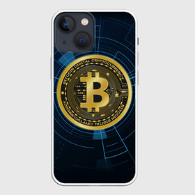 Чехол для iPhone 13 mini с принтом BITCOIN ВАЛЮТА ,  |  | bitcoin | btc | coin | биткоин | биткойн | валюта | деньги | криптовалюта | монета | платёжная система | технология