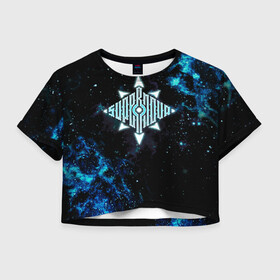 Женская футболка Crop-top 3D с принтом Supernova , 100% полиэстер | круглая горловина, длина футболки до линии талии, рукава с отворотами | galaxy | space | stars | super | вселенная | звезда | калиграфия | каллиграфия | колиграфия | коллиграфия | космос | новая | сверх | супер