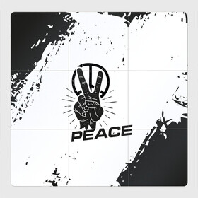 Магнитный плакат 3Х3 с принтом Peace | Мир (Z) , Полимерный материал с магнитным слоем | 9 деталей размером 9*9 см | anarchy | hippies | peace | анархизм | анархия | два пальца | знак | знаки | любовь | мир | хиппи