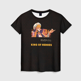Женская футболка 3D с принтом Гильгамеш Король героев , 100% полиэфир ( синтетическое хлопкоподобное полотно) | прямой крой, круглый вырез горловины, длина до линии бедер | archer | fate | gilgamesh | king of hero | stay night | арчер | гильгамеш | король героев | ночь схватки | судьба
