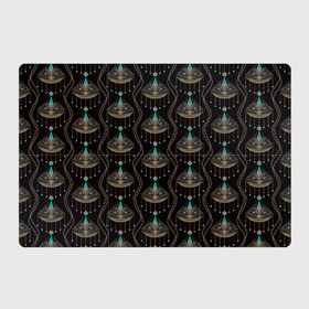 Магнитный плакат 3Х2 с принтом Трехцветный арт деко  , Полимерный материал с магнитным слоем | 6 деталей размером 9*9 см | абстрактный | арт | арт деко | геометрические фигуры | креативный | модный | молодежный | современный | украшение | черный фон