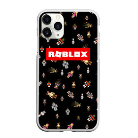 Чехол для iPhone 11 Pro Max матовый с принтом ROBLOX PATTERN | РОБЛОКС (Z) , Силикон |  | game | gamer | pattern | roblox | simulator | игра | конструктор | паттерн | роблок | роблокс | симулятор | строительство | фигура