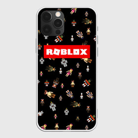 Чехол для iPhone 12 Pro Max с принтом ROBLOX PATTERN | РОБЛОКС (Z) , Силикон |  | game | gamer | pattern | roblox | simulator | игра | конструктор | паттерн | роблок | роблокс | симулятор | строительство | фигура