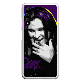 Чехол для Honor 20 с принтом Ozzy Osbourne, Оззи Осборн , Силикон | Область печати: задняя сторона чехла, без боковых панелей | Тематика изображения на принте: black sabbath | hard rock | heavy metal | john michael osbourne | ozzy osbourne | джон майкл осборн | оззи осборн | хард рок | хеви метал