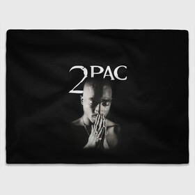 Плед 3D с принтом TUPAC , 100% полиэстер | закругленные углы, все края обработаны. Ткань не мнется и не растягивается | 2pac | black | gangsta | hip hop | legend | music | rap | shakur | tupac | usa | гангстер | музыка | рэп | сша | тупак | хип хоп | шакур