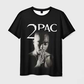 Мужская футболка 3D с принтом TUPAC , 100% полиэфир | прямой крой, круглый вырез горловины, длина до линии бедер | 2pac | black | gangsta | hip hop | legend | music | rap | shakur | tupac | usa | гангстер | музыка | рэп | сша | тупак | хип хоп | шакур