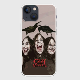 Чехол для iPhone 13 mini с принтом Ozzy Osbourne ,  |  | black sabbath | hard rock | heavy metal | john michael osbourne | ozzy osbourne | джон майкл осборн | оззи осборн | хард рок | хеви метал