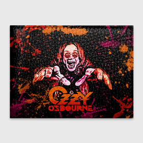 Обложка для студенческого билета с принтом Ozzy Osbourne , натуральная кожа | Размер: 11*8 см; Печать на всей внешней стороне | Тематика изображения на принте: black sabbath | hard rock | heavy metal | john michael osbourne | ozzy osbourne | джон майкл осборн | оззи осборн | хард рок | хеви метал