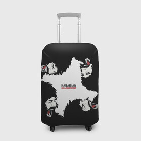 Чехол для чемодана 3D с принтом KASABIAN , 86% полиэфир, 14% спандекс | двустороннее нанесение принта, прорези для ручек и колес | alternative | british | england | gringe | indy | kasabian | rock | альтернатива | англия | британия | инди | касабиан | музыка | рок | фолк