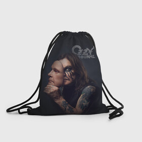 Рюкзак-мешок 3D с принтом Ozzy Osbourne , 100% полиэстер | плотность ткани — 200 г/м2, размер — 35 х 45 см; лямки — толстые шнурки, застежка на шнуровке, без карманов и подкладки | black sabbath | hard rock | heavy metal | john michael osbourne | ozzy osbourne | джон майкл осборн | оззи осборн | хард рок | хеви метал