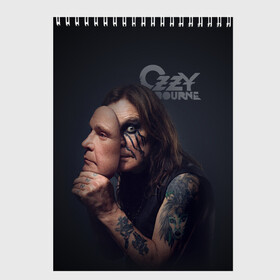 Скетчбук с принтом Ozzy Osbourne , 100% бумага
 | 48 листов, плотность листов — 100 г/м2, плотность картонной обложки — 250 г/м2. Листы скреплены сверху удобной пружинной спиралью | Тематика изображения на принте: black sabbath | hard rock | heavy metal | john michael osbourne | ozzy osbourne | джон майкл осборн | оззи осборн | хард рок | хеви метал