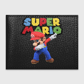 Обложка для студенческого билета с принтом Super Mario Dab , натуральная кожа | Размер: 11*8 см; Печать на всей внешней стороне | dab | game | hype | nintendo | super mario | герой | игра | марио | нинтендо | хайп