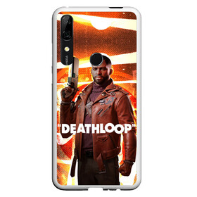 Чехол для Honor P Smart Z с принтом Кольт Ван Deathloop , Силикон | Область печати: задняя сторона чехла, без боковых панелей | bethesda | colt vahn | deathloop | games | gun | julianna 