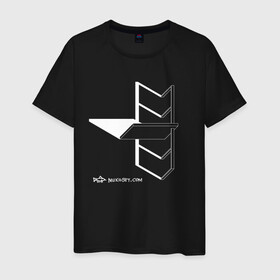 Мужская футболка хлопок с принтом Архитектон 3Б , 100% хлопок | прямой крой, круглый вырез горловины, длина до линии бедер, слегка спущенное плечо. | архитектон | архитектура | геометрия | конструкция | тени
