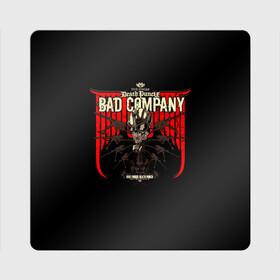 Магнит виниловый Квадрат с принтом BAD COMPANY - Five Finger Death Punch , полимерный материал с магнитным слоем | размер 9*9 см, закругленные углы | 5fdp | 5фдп | ffdp | five finger death punch | ivan lewis greening | ivan moody | айвен льюис грининг | метал группа | рок группа | файв фингер дед панч | ффдп